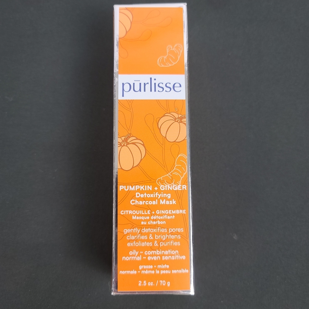Purlisse Pumpkin + Ginger Detoxifying Charcoal. Mask
